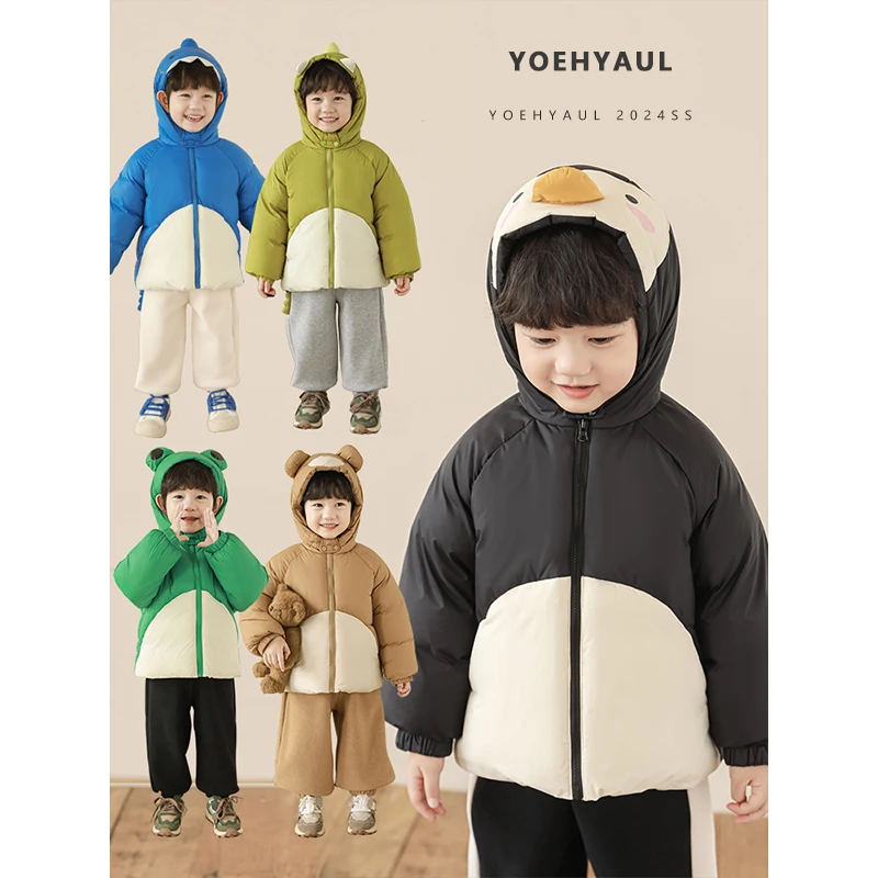 Giacca In Pile Bambino Con Motivo Cartoni - Taglia 86-134, Colletto Alto, Per Autunno/Inverno - Foto 3