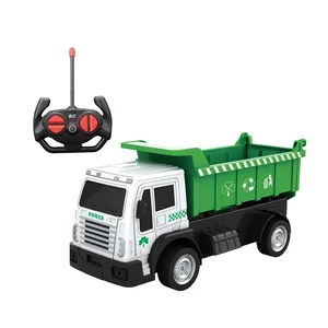 EPT Toys Promotion RC Green Environmental Garbage Truck Toy for Children Use