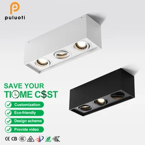 24W MR16 Surface Mounted Spotlight Housing Adjustable Led Ceiling Light Surface Mounted Down Light for Office Indoor