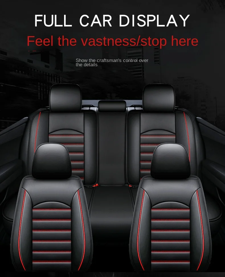 Amazon Summer All-Inclusive Leather Five-Seat Car Seat Cover Universal Four-Season Cushion for Cross-Border Foreign Trade factory