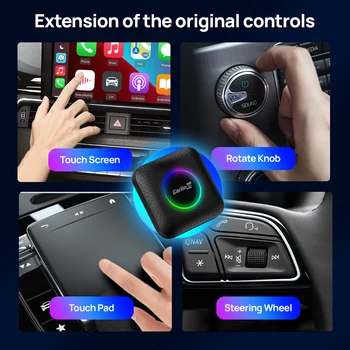 CarlinKit Tbox Ambient　8GB+128GB Carlinkit Tbox Ambient LED 128GB - Versatile Car Entertainment