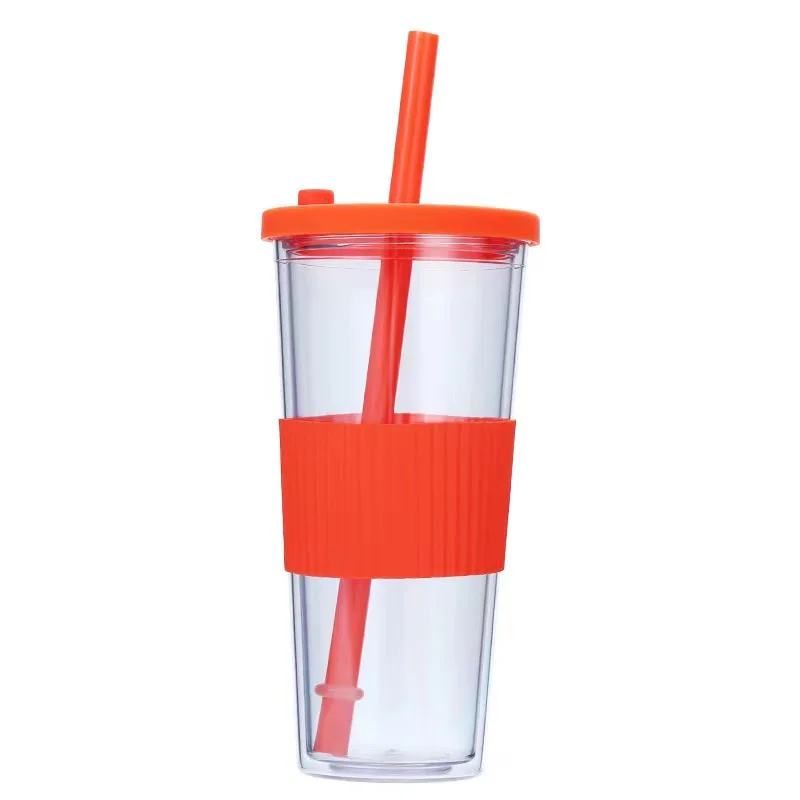 Double Wall Clear Acrylic Plastic Cup Hot Sales 700ml Plastic Cups With
