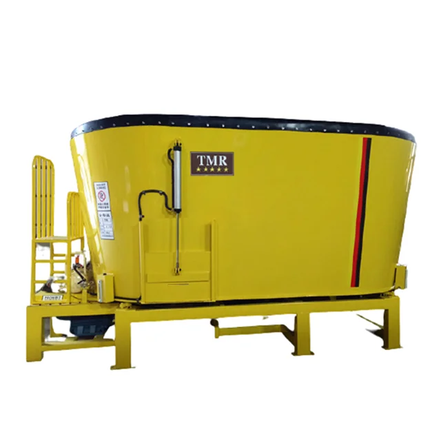 Fixed Type Vertical TMR Feeder Mixer for Beef Cattle