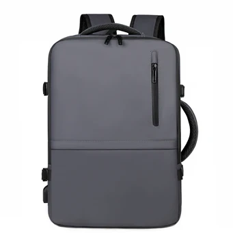 Hot Sale Large Capacity  Custom Logo Travelling Stylish Luxury Laptop Backpack Bag With Side Pockets Expandable Space