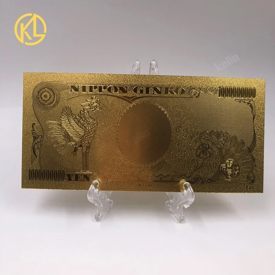 24金色葉メッキ 日本 10000円銀行券 ギフトやコレクションに最適