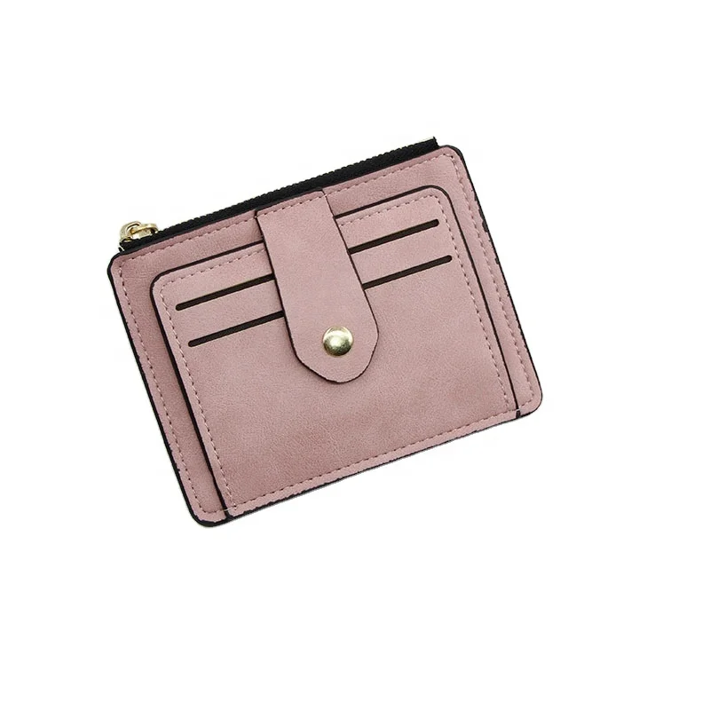 Wholesale 2022 New Arrival Wallet Pu Leather Ladies Minimalist