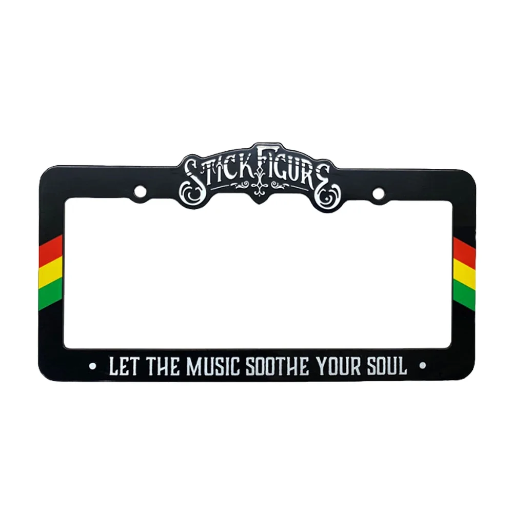 Custom Design Metal Plastic Licence Plate Frame Car Number Plate Frame Custom License Plate Frame for USA Market