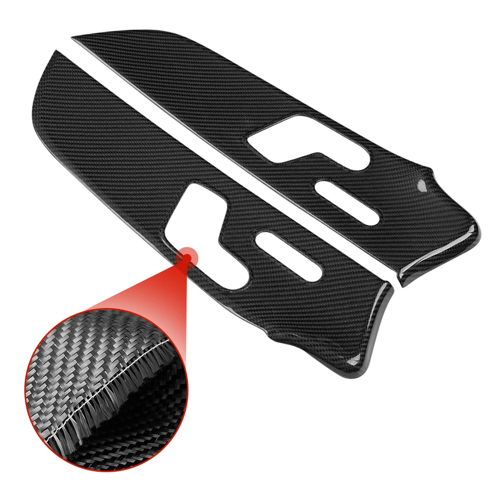 For Mercedes Benz a Class CLA W177 C118 CLA35 CLA45 AMG Carbon Fiber Door Panel Trim Cover Car Interior Accessories