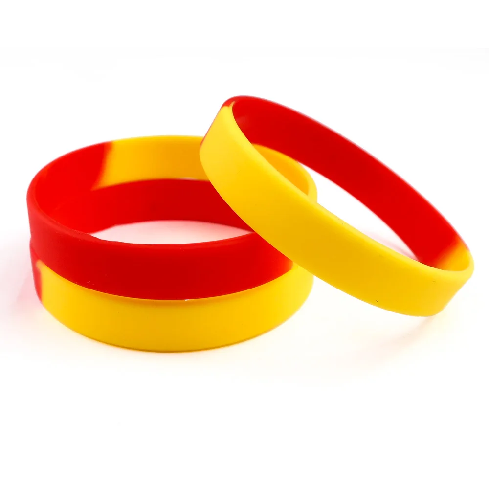 GSCSP Temeite - Braccialetto in gomma, materiale ecologico design alla moda e fresco,braccialetto in silicone arcobaleno, braccialetto personalizzato