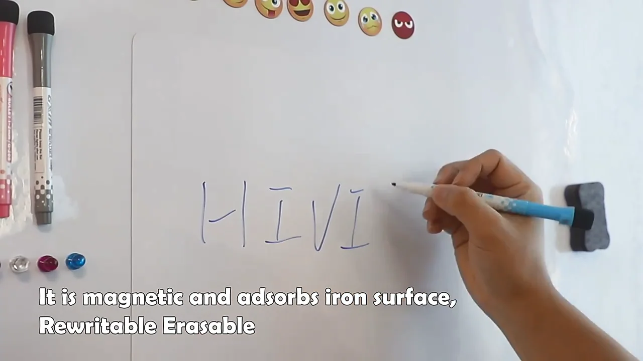 Custom Size Whiteboard Film Roll Foil Flexible