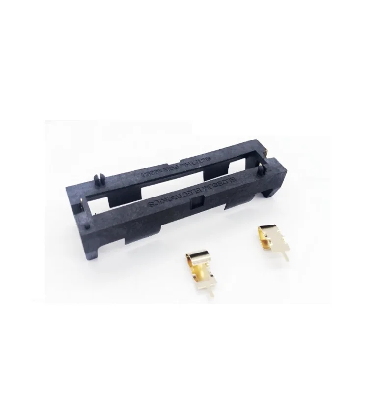 Equivalent of Keystone 1043 THM Nylon 18650 Single Cell Battery Holder case Box with PC Pins for 18650 Battery