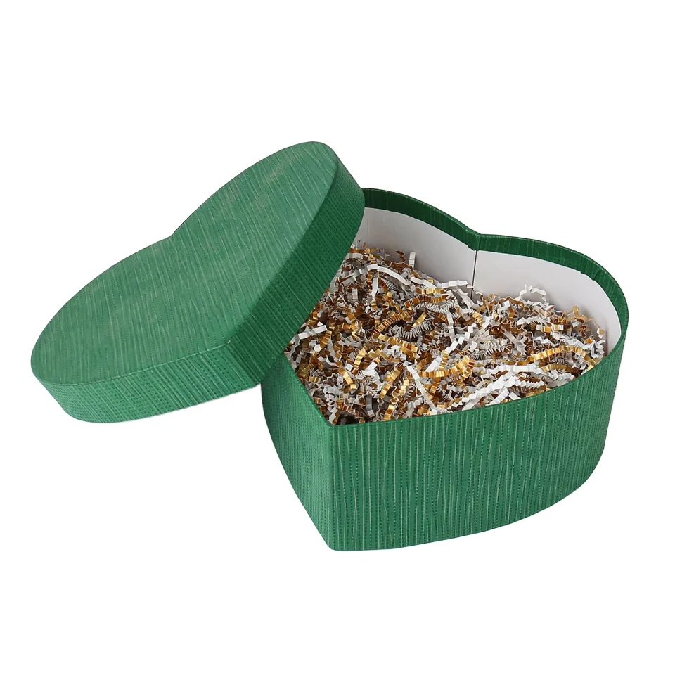 Tilpasset hjerteformet stiv pappeske for damens parfyme – Gavepakking til Valentinsdag med varmepresing av logo