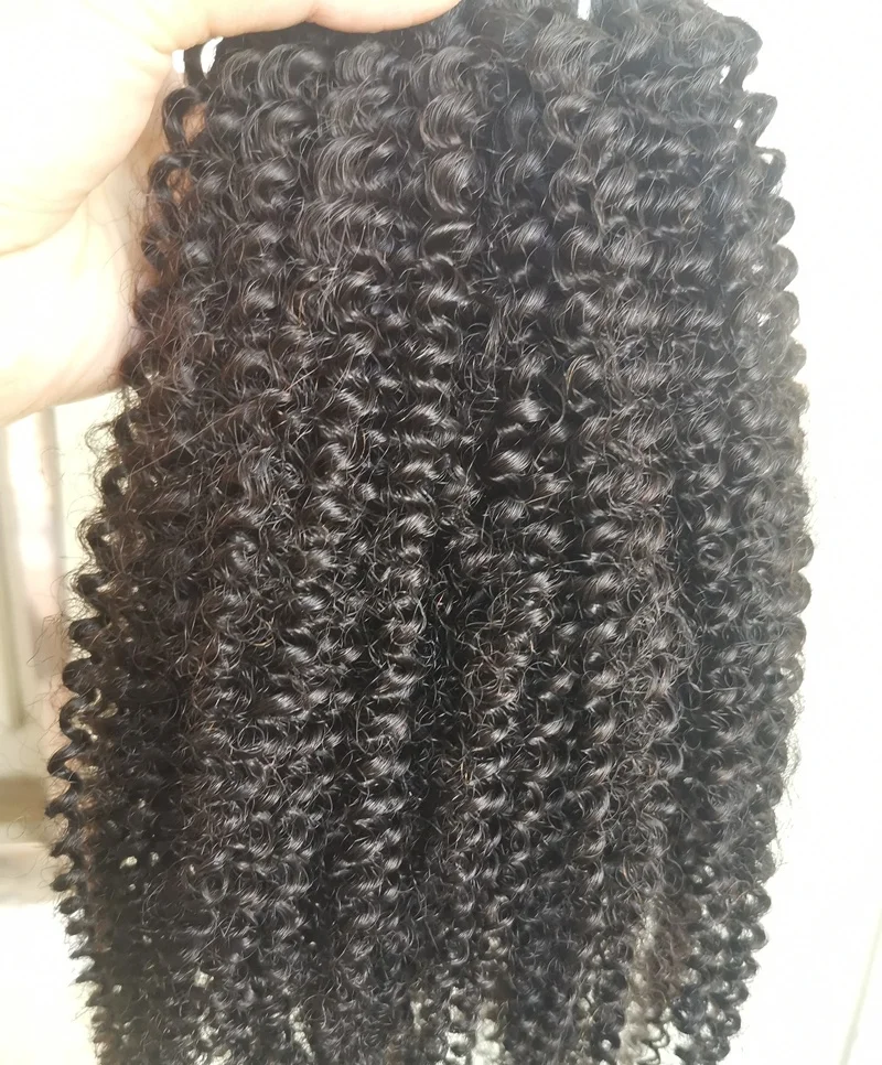 Необработанные необработанные китайские человеческие волосы 3 мм 4a 4b 4c для черных женщин