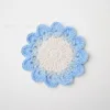 Blue sunflower coaster