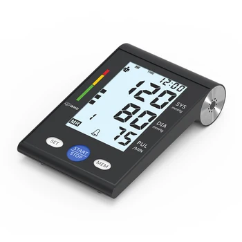 Household Medical Electronic Sphygmomanometer Cuff Automatic Digital Blood Pressure Monitor Upper Arm BP Machine Plastic CE A8