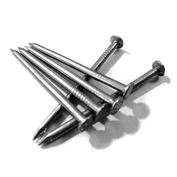 Hot Dipped Galvanized Bright Shank Flat Head 1-1/4''Large Electro Galvanized Q235 Spike Wire Steel Common Nails