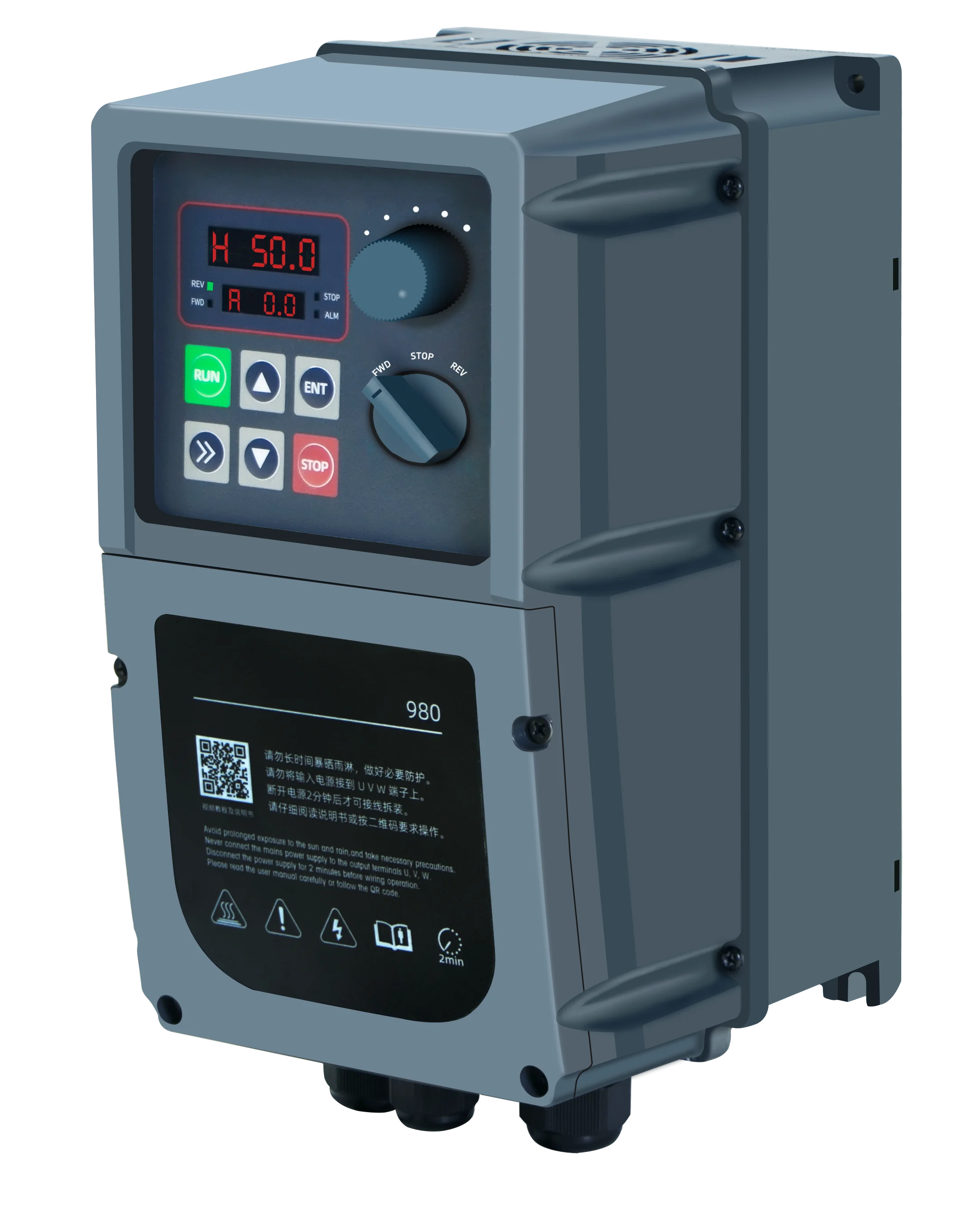 IP66 Waterproof 3 Phase Variable Frequency Drive 0.75kw 1.5kw 2.2kw 4kw  VFD Inverter