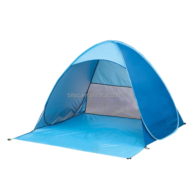 2025 Custom Automatic Beach Tent Camping Outdoor Sunshade Camping Tent with UPF 50+ UV Protection Garden Tent