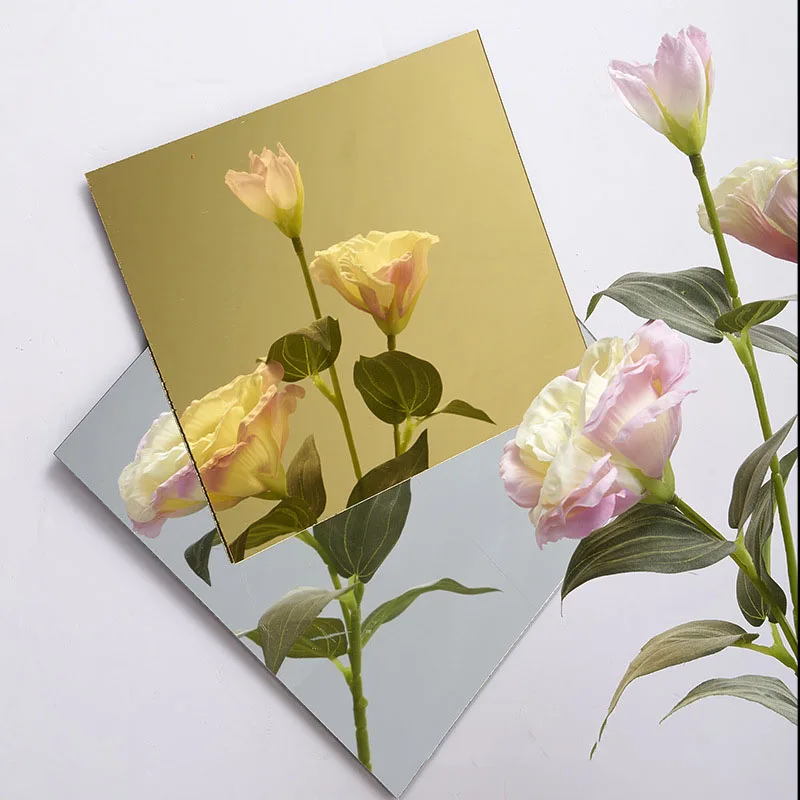 Reflective color mirror acrylic sheet Customized