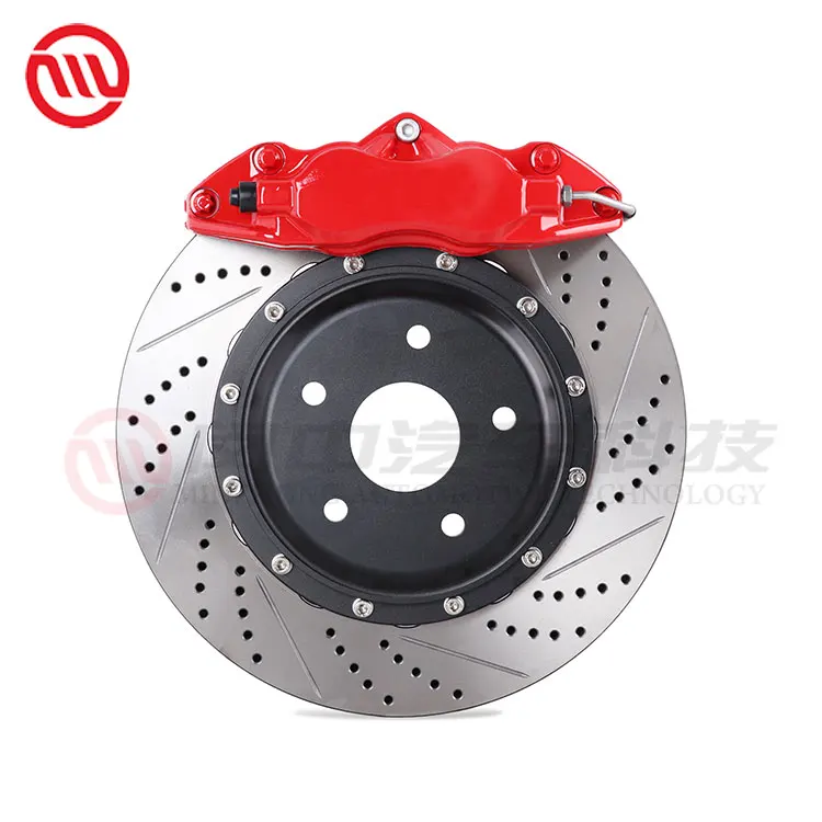 Modified Big Brake Caliper  for CP 9200 4 POT for Honda Civic Car Model with 330mm 345mm Rotor Disk Kit for 17 Inch Wheel