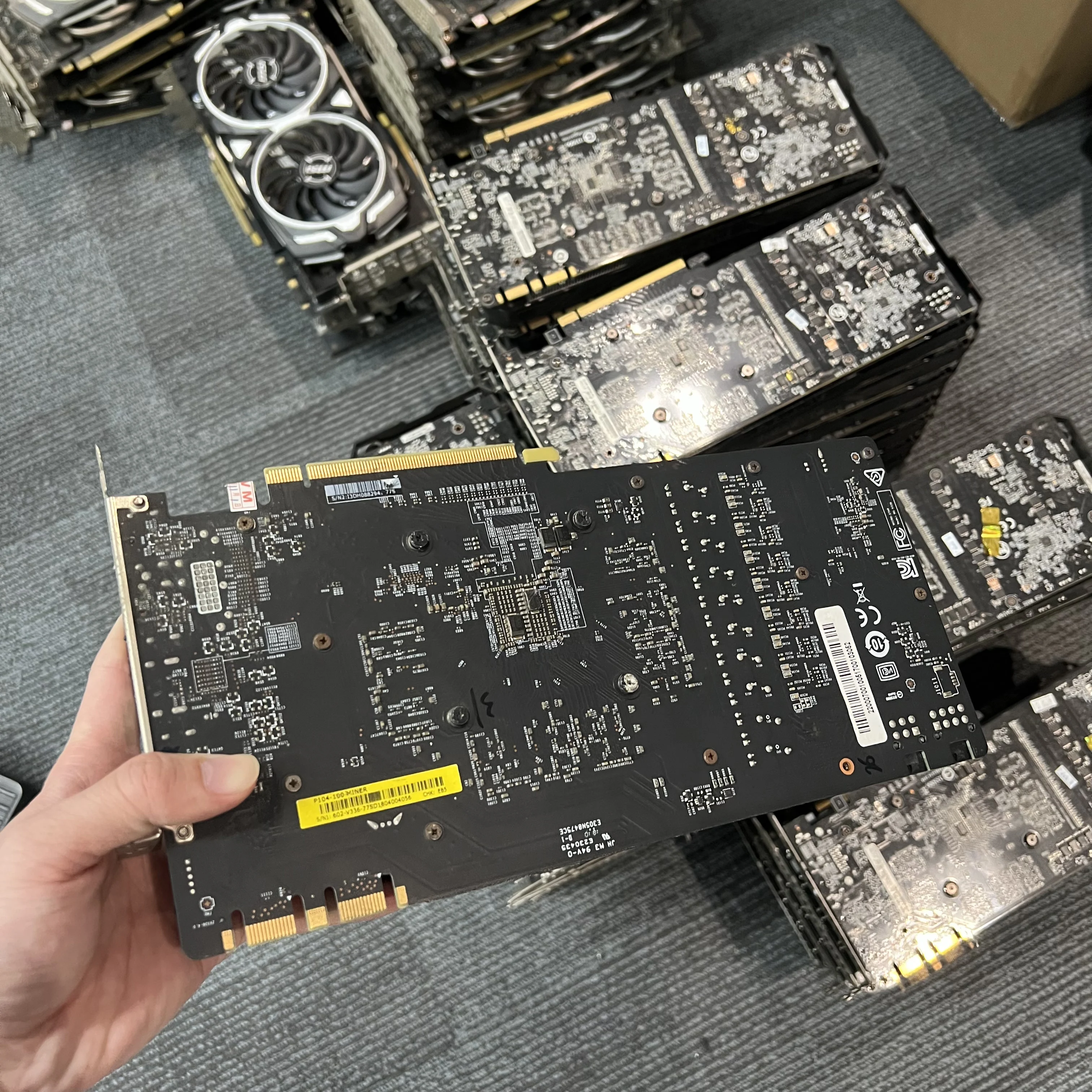 Gaming Graphics Card Rx 580 8gb Gddr5 Professional Rig Video Card P104 ...