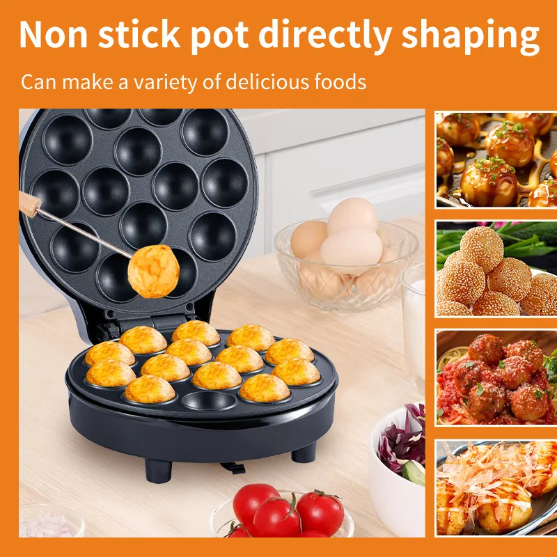 750w Nonstick Baking Plates Electric 14 Cake Pop Capacity Cake Pop Maker for Kids