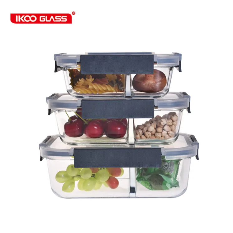 high grade flat glass lunch box