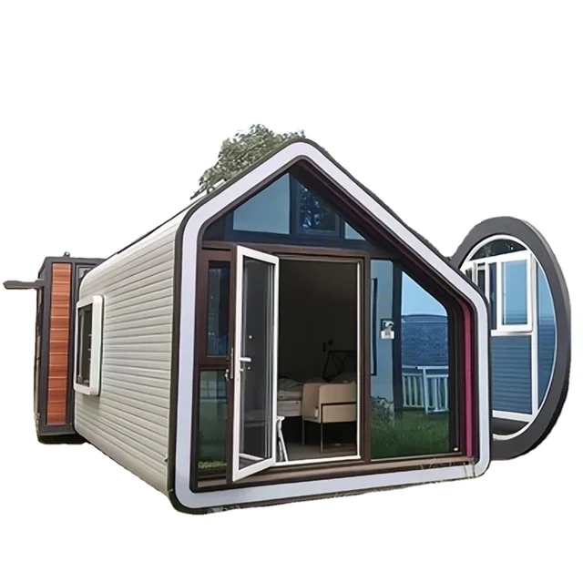 Capsule cabin homestay prefab house design for tourist resort prefabricated home pod