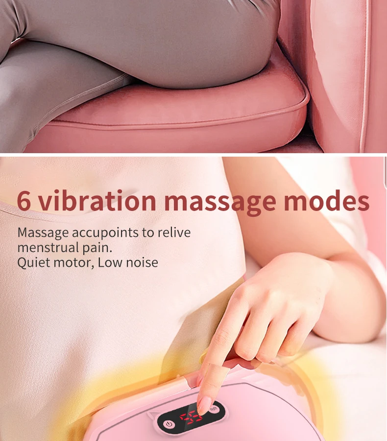 Oem Factory Graphene Far Infrared Heated Waist Massage Belt Automatic