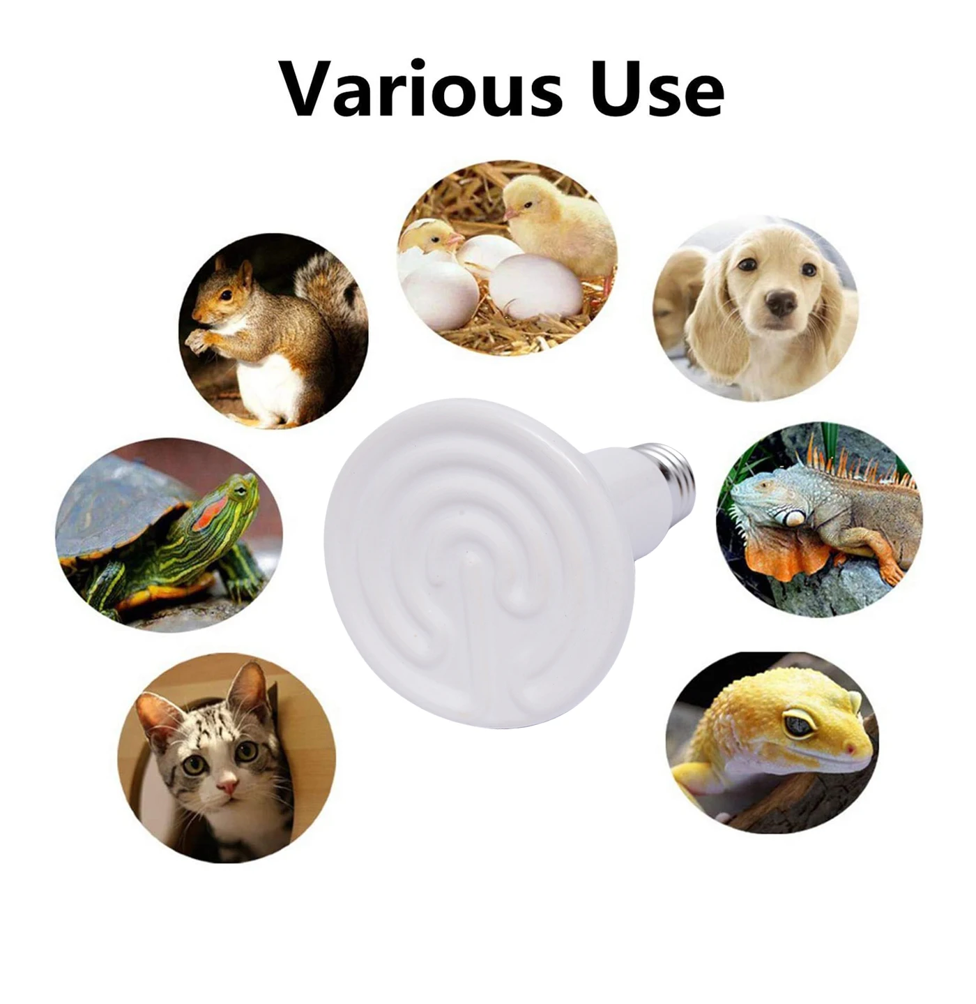 E27 Pet Heating Lamp Emitter For Heating/chicken Coops/brooding Light