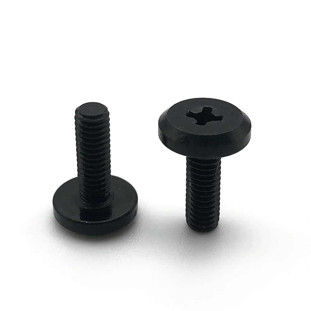 M2.5 M3 M4 M5 M6  Din965 Micro Black 304 Stainless Steel Metal Machine Screw