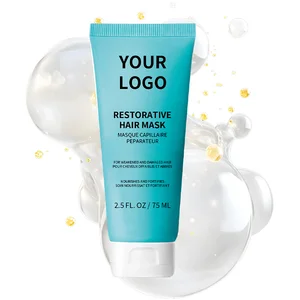 Nourishing Argan Oil Shea Butter Keratin Hyaluronic Acid Organic Deep Repair Damaged Frizzy Hair Conditioning Mask Cream