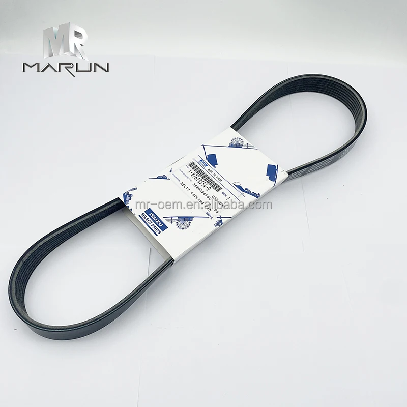 High Quality 4JJ1 Fan Belt 1-87618554-0 for Excavator ZX2005G Construction Machinery 8-98038856-0