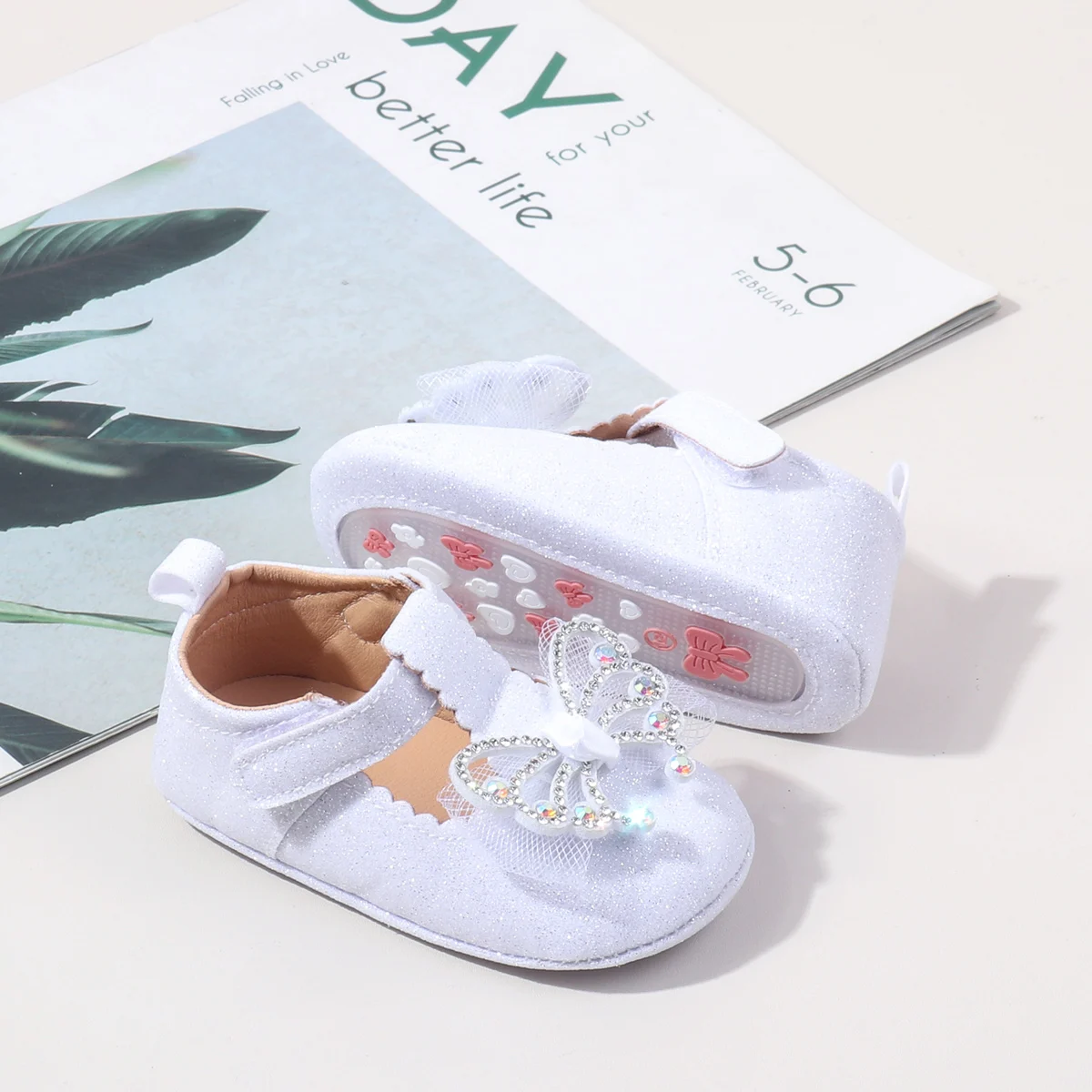 2025 Spring Autumn Summer White Princess Baby Infant Toddler Newborn Girl Shoes Party Evening Girl Pu Leather Shoes factory