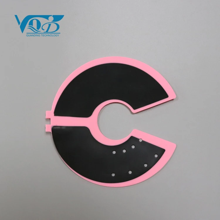 Reusable Electrode Adjustable Breast Silicone Rubber Electrode Pads for Breast Massager