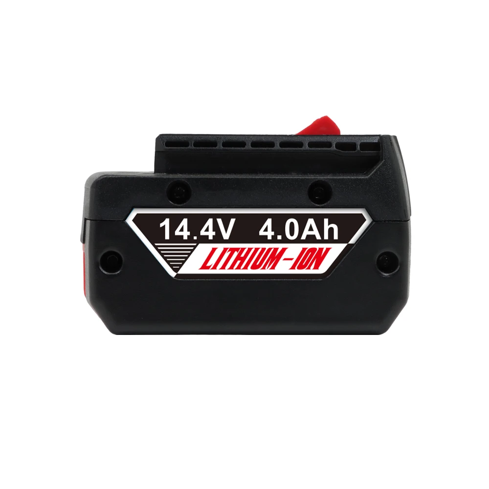 Replacement 14.4V 4Ah Professional 14.4V Compatible with BAT038 BAT040  Li Ion Battery for Bosch GSR14.4V Home DIY Projects