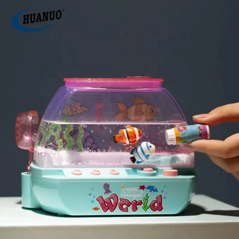 新作 子供用おもちゃ 水槽セット 音楽付き水族館 魚型