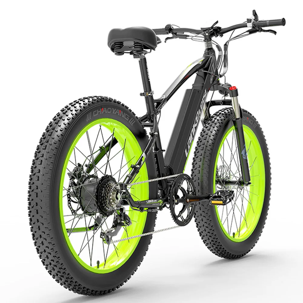 LANKELEISI XC4000 Elektrofahrrad 48 V 1000 W Motor 17,5 Ah Batterie 26 * 4,0 Dicke Reifen
