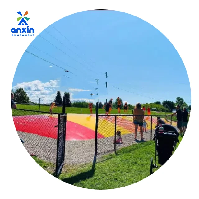 Outdoor Playground Inflatable Jumping Pillow Jumping Pad Bouncing Fun