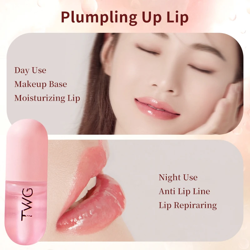 Twg Vegan Wholesale Lip Oil Crystal Stone Moisturizing Anti Lip Line ...