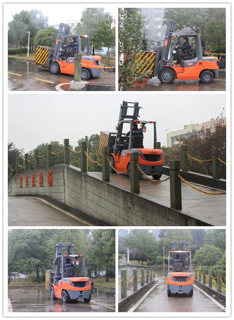 12ton FLIFT diesel forklift with Chinese engine Electrical Hydraulic transmission with solid tires