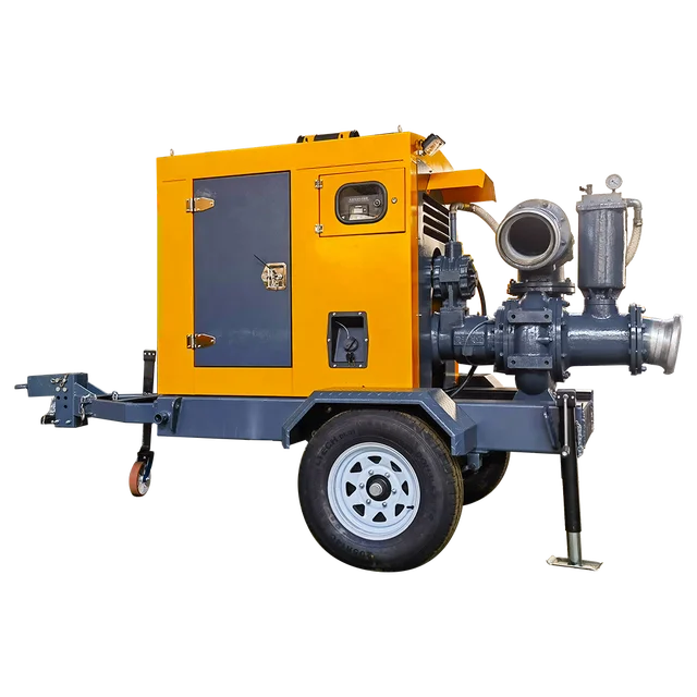 Cast iron high-temperature resistant diesel engine vacuum flood prevention self suction pump