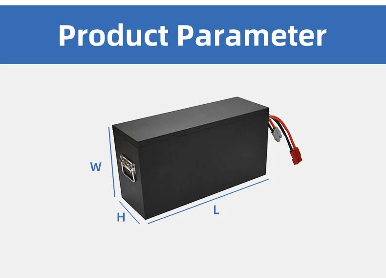 72V 60AH Lithium Ion Battery Pack with High Discharge Current 100A and 5-Year Warranty for Electric Scooters