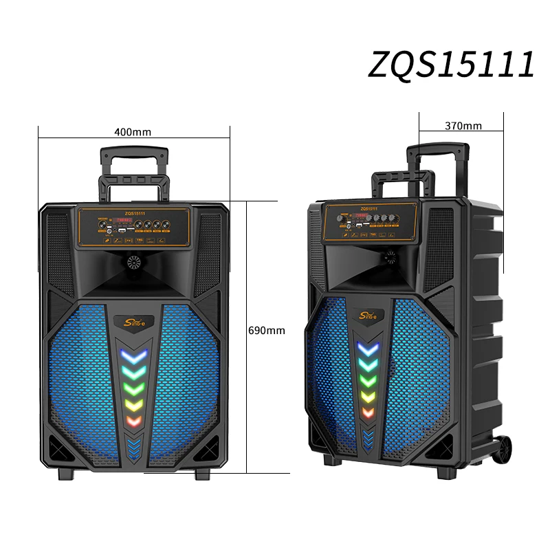 sing SING-E ZQS15111 - Ultimate Outdoor Party Speaker with RGB Lights