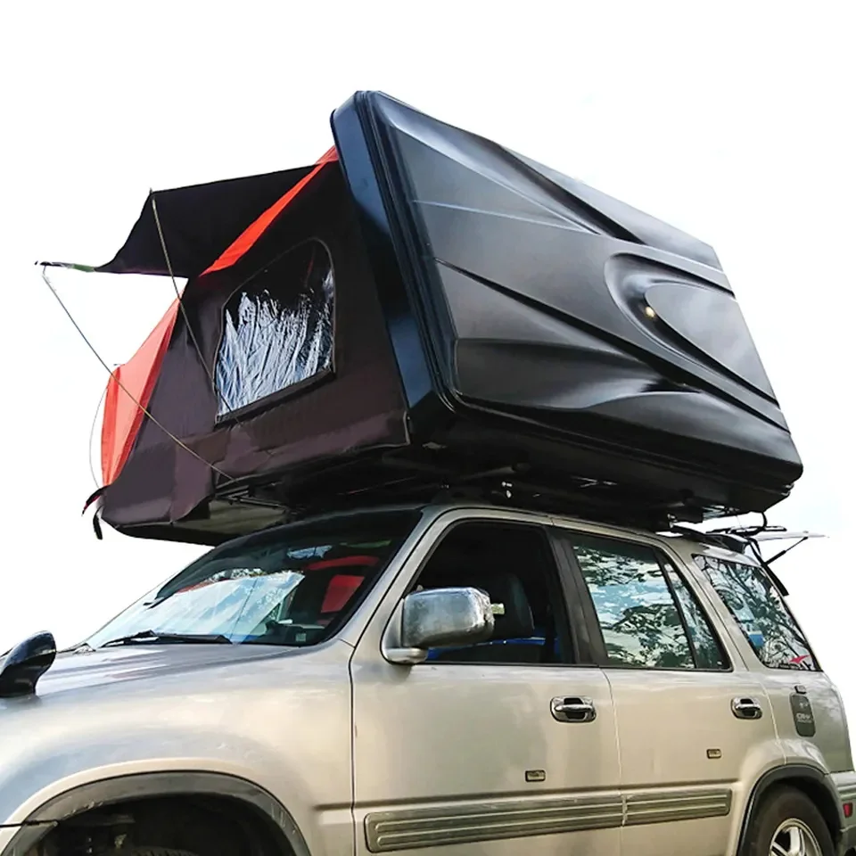 Glamping Hardshell Side Open Rooftop Tent 4x4 Car Camping Roof Top Tent