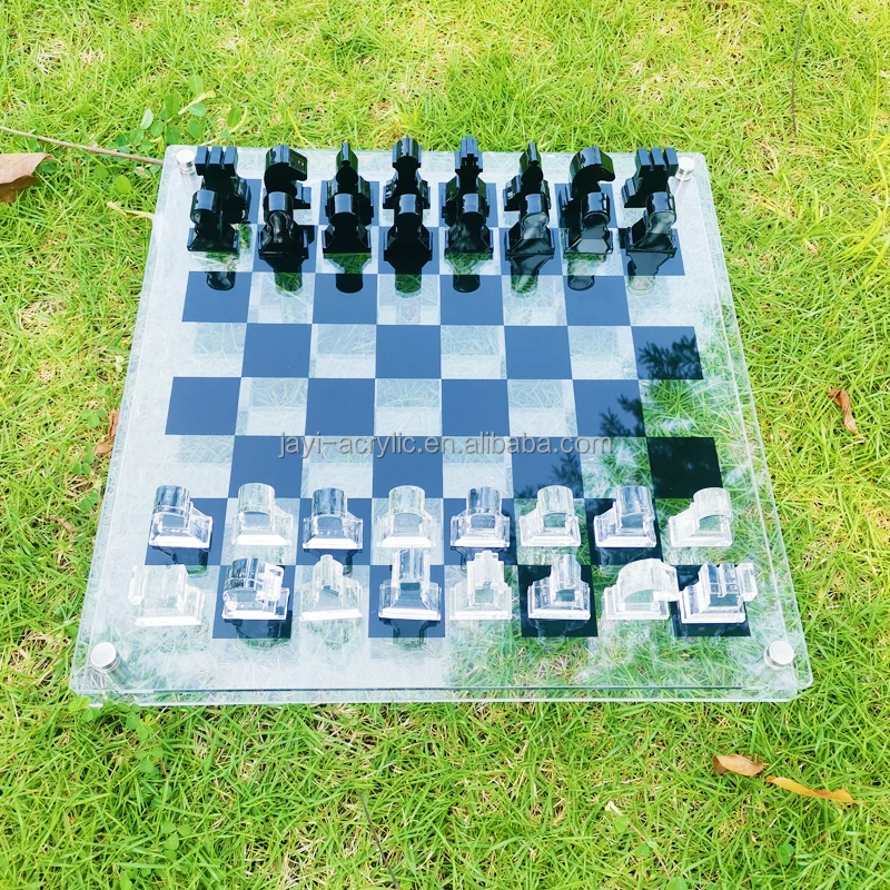 JAYI пользовательские роскошные акриловые шахматные настольные игры набор гляцит китайский производитель шахматных игр