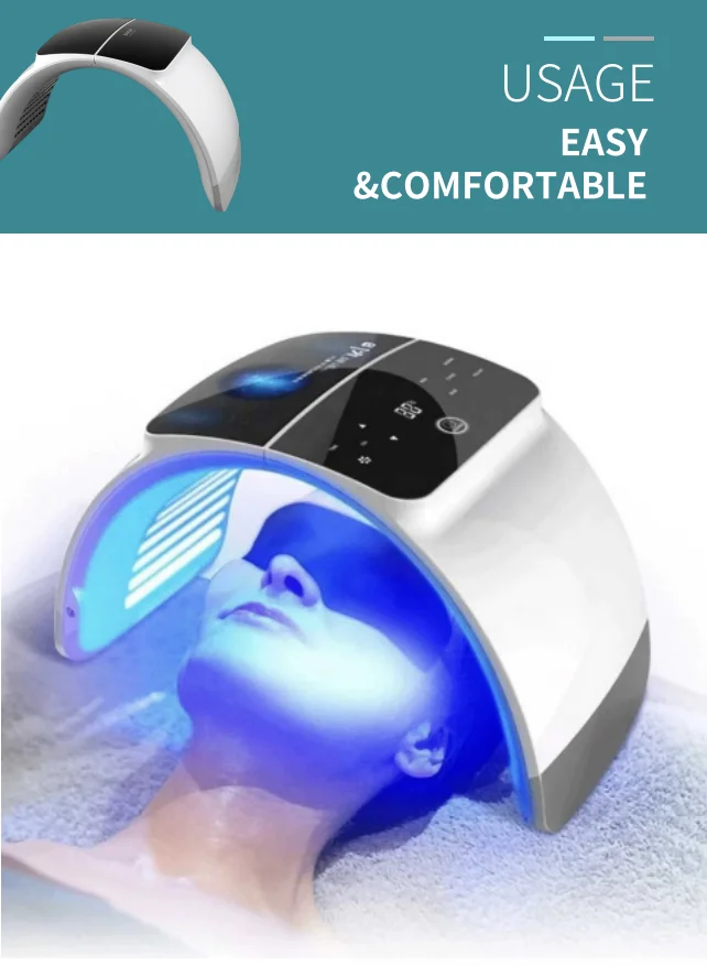 PDT LED Light Therapy Rejuvenating Skin Care / Pdt omega Led Light Therapy Machine with 7 Colors