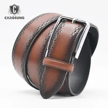 Custom mens cowboy belt in genuine leather men's genuine leather luxury high quality belt