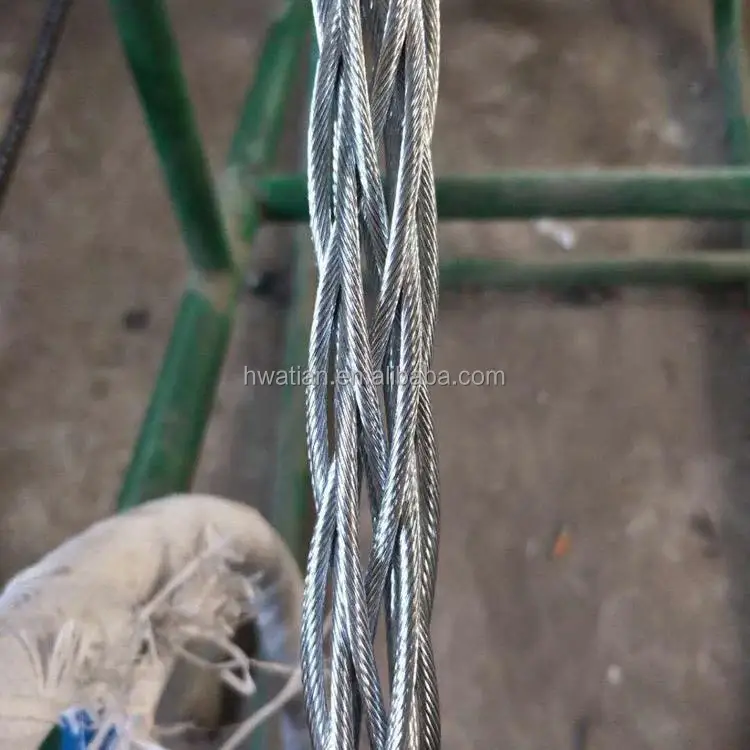 12mm ungalvanized wire rope lfiting sling, 18mm steel wire rope cable