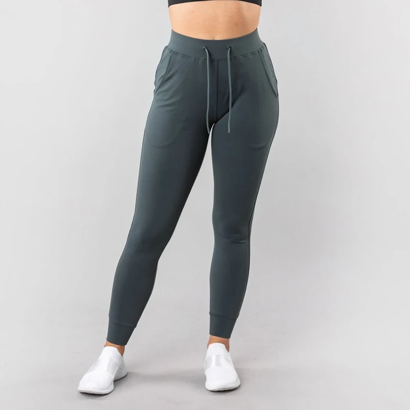 Custom Fitted Joggers Women Nylon Spandex Jogger Pants Wholesale